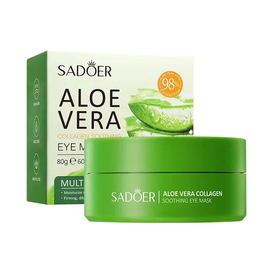 Máscara de Olhos de Colágeno com Aloe Vera – Hidratação, Firmeza e Luminosidade