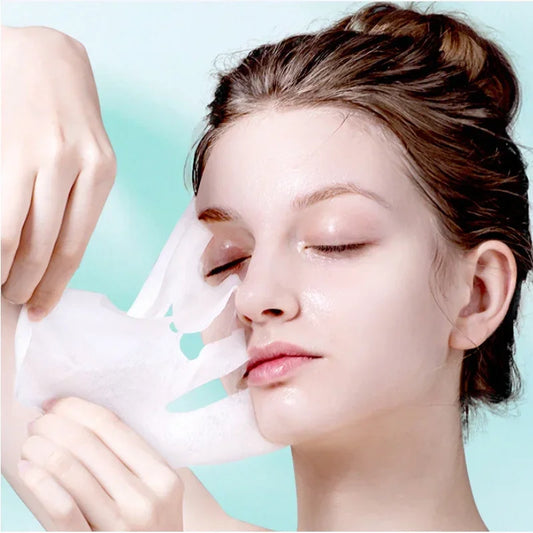 Máscara Facial de Ácido Hialurônico – Kit 12 unidades | Hidratação, Controle de Oleosidade e Anti-Idade