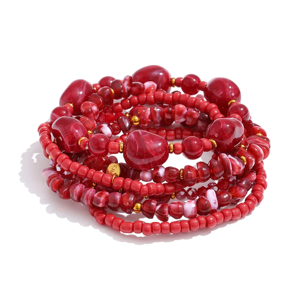 Pulseira Boho Multi-Camadas