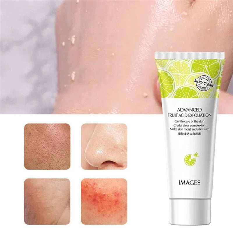 Gel de Esfoliação com Ácido de Frutas – Limpeza e Renovação Facial