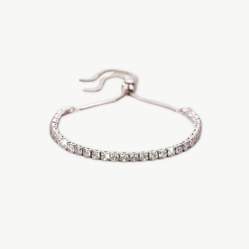 Pulseira Crystal Slim - Prata 925