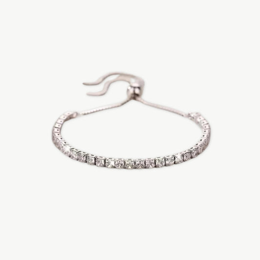 Pulseira Crystal Slim - Prata 925