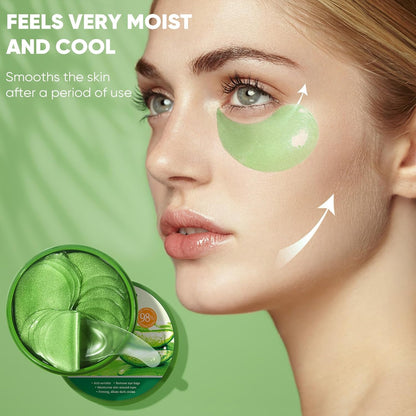 Máscara de Olhos de Colágeno com Aloe Vera – Hidratação, Firmeza e Luminosidade