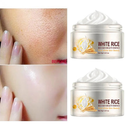 Creme Facial Antirrugas de Arroz Branco – Firmeza, Luminosidade e Hidratação