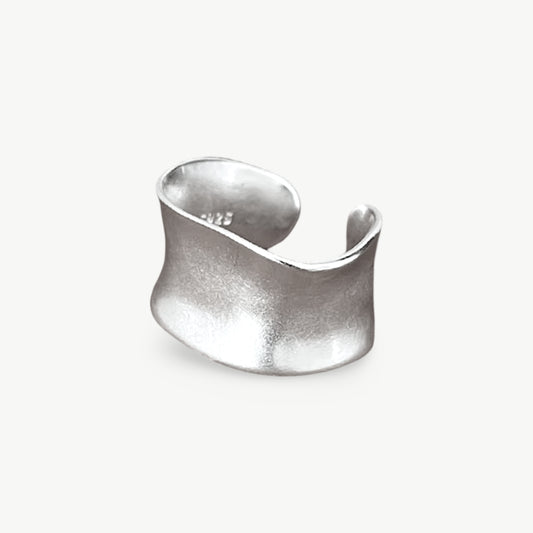 Anel Bold Sculptural Prata 925