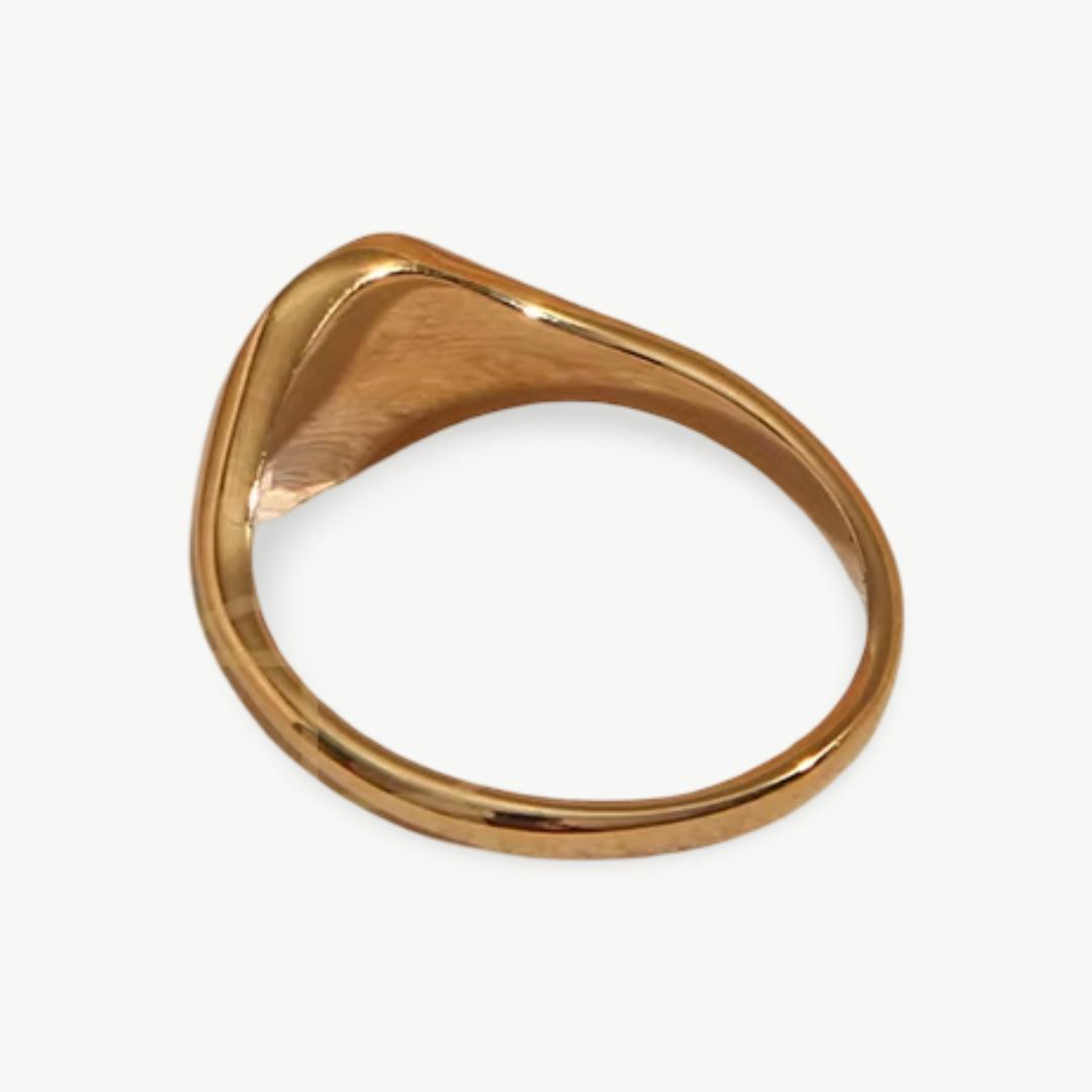 Anel Signet Flora
