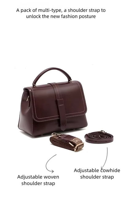 Bolsa Iesi – Couro Genuíno de Acabamento Glossy