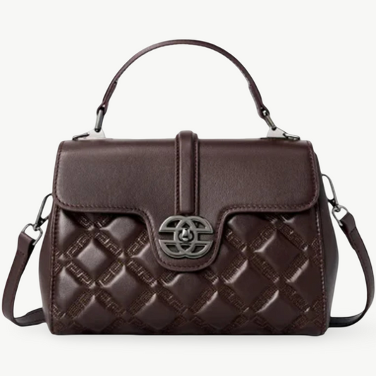Bolsa Bergamo — Couro Genuíno de Grão Integral