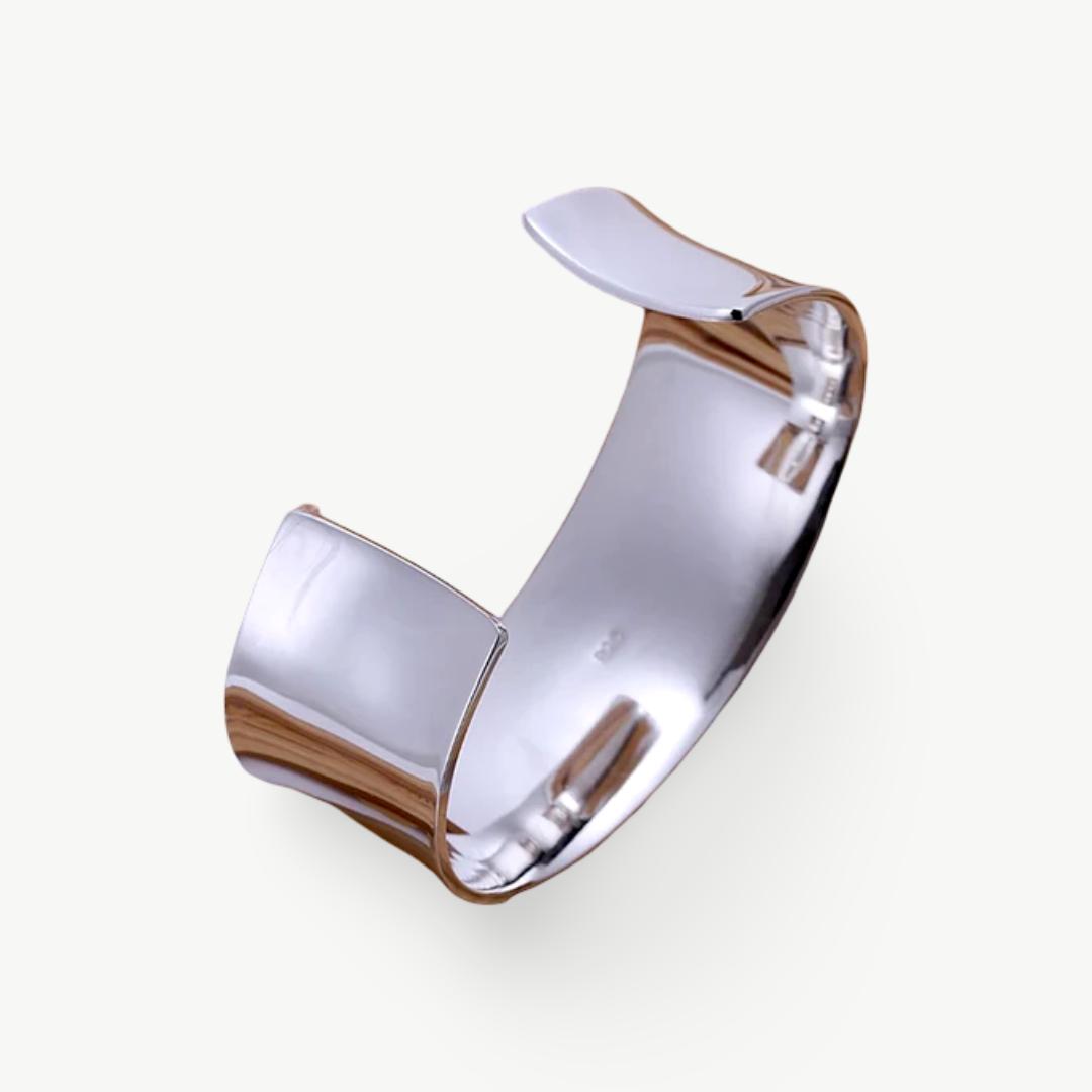 Bracelete Silver Wave - Prata 925 Legítima