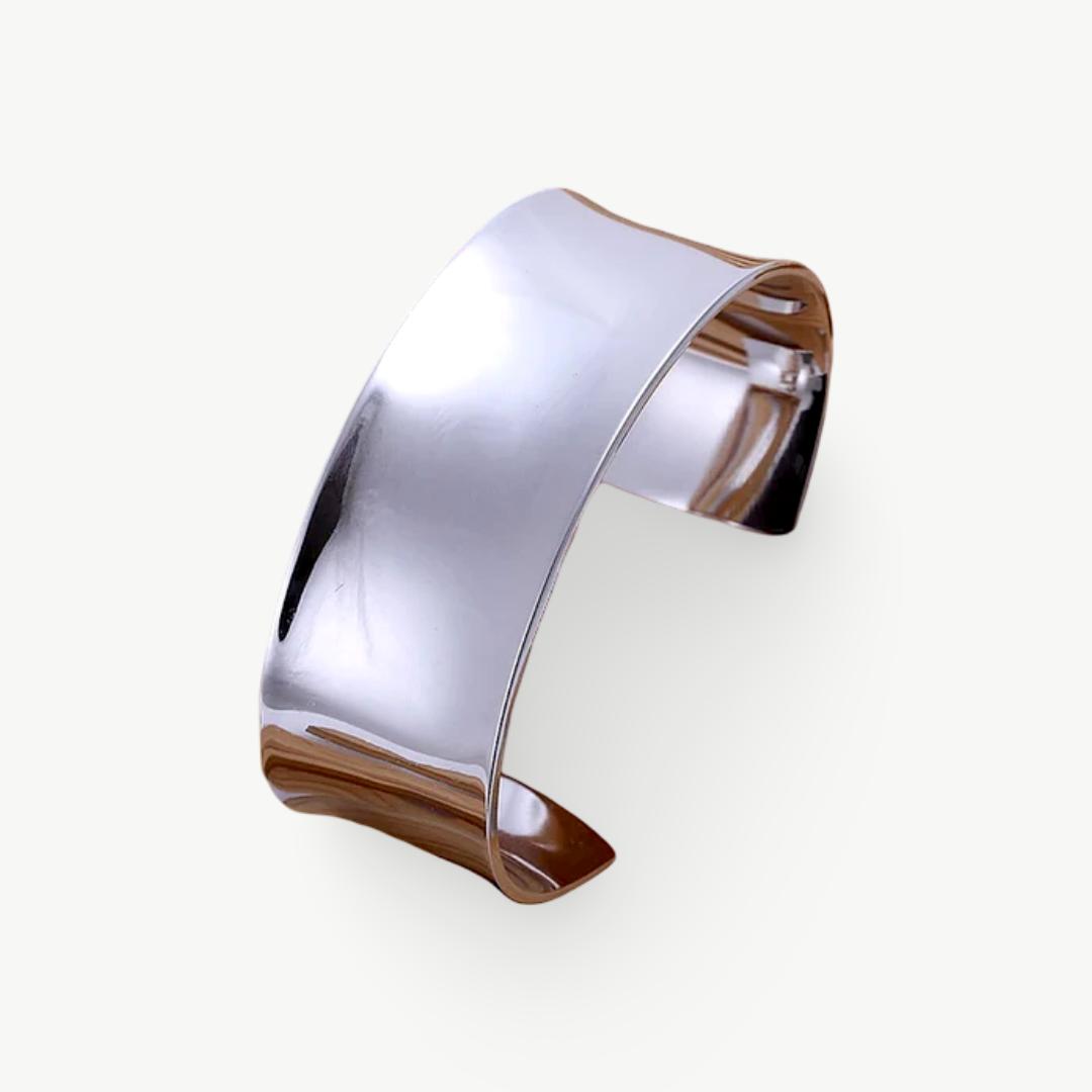 Bracelete Silver Wave - Prata 925 Legítima