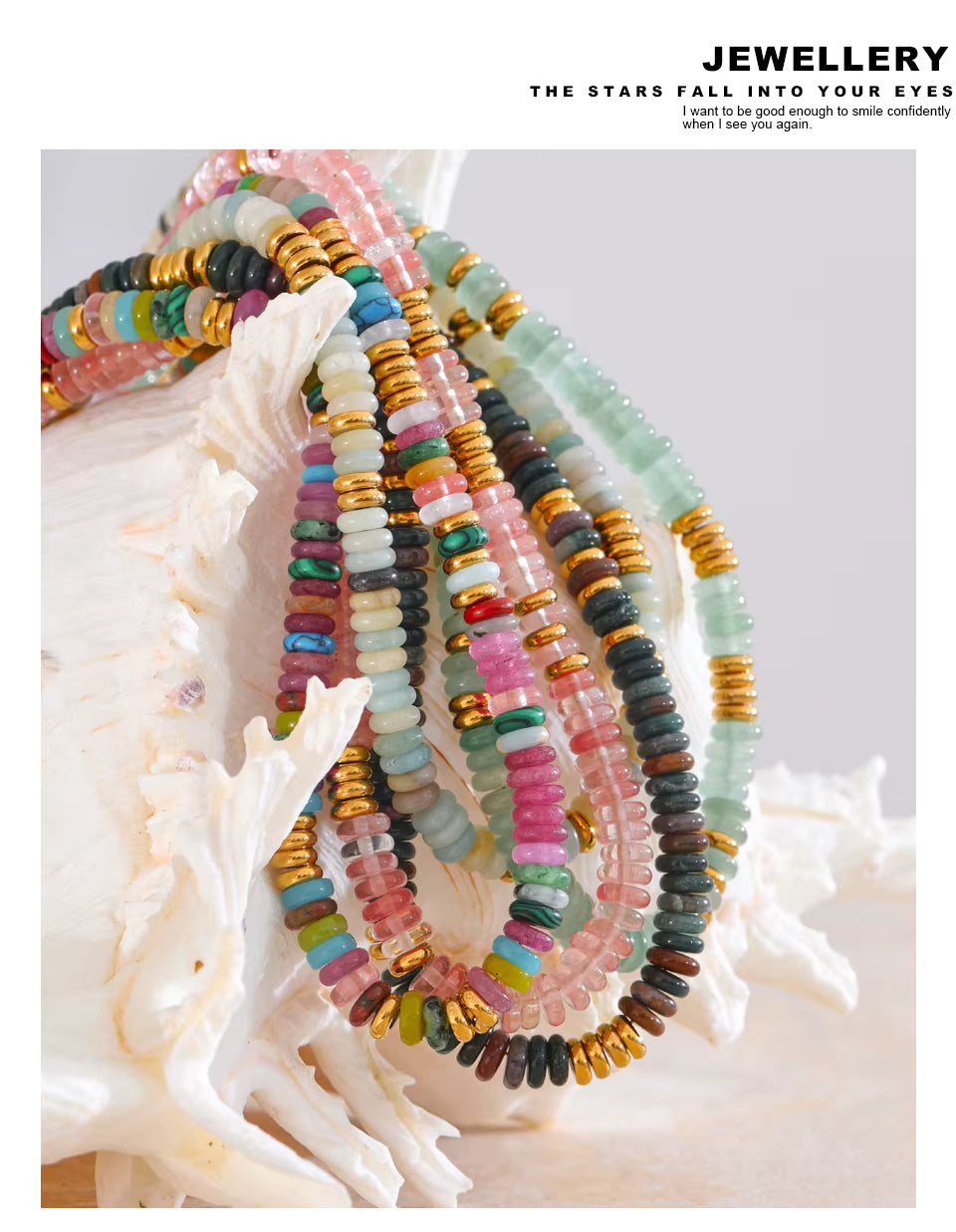 Colar Chroma em Pedras Naturais