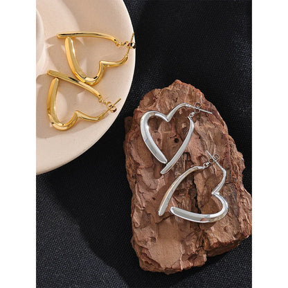 Brincos Knot Heart