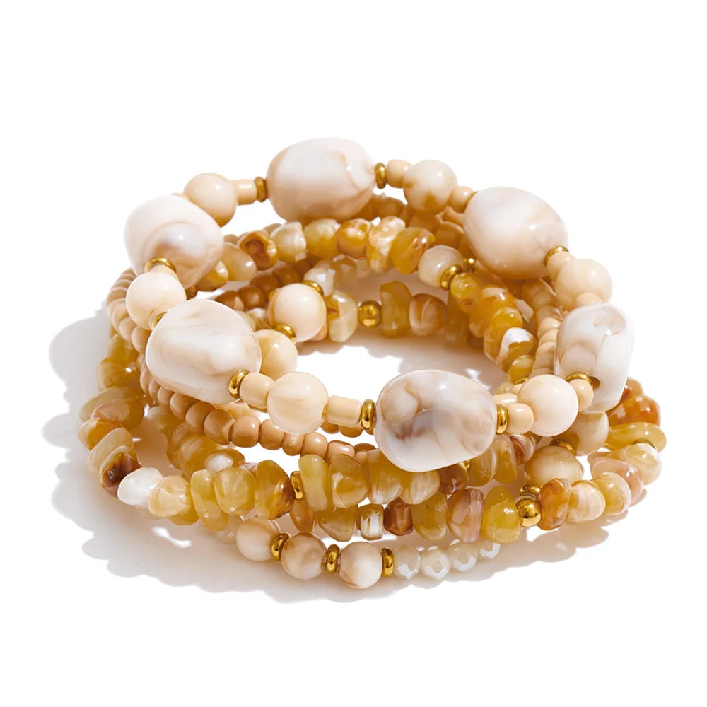 Pulseira Boho Multi-Camadas