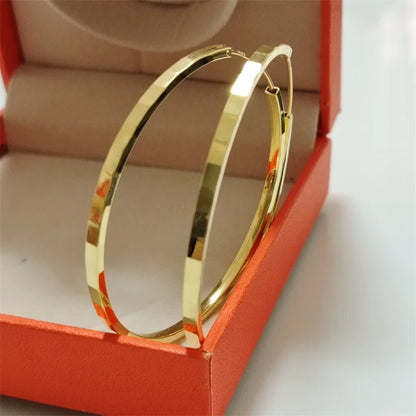 Argola Classic em Prata 925 e Ouro 18K