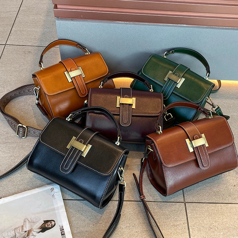 Bolsa Modena — Couro Genuíno Soft Veg-Tanned
