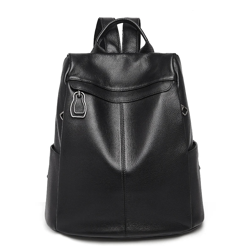 Mochila Antifurto Siena – Couro Genuíno de Grão Integral