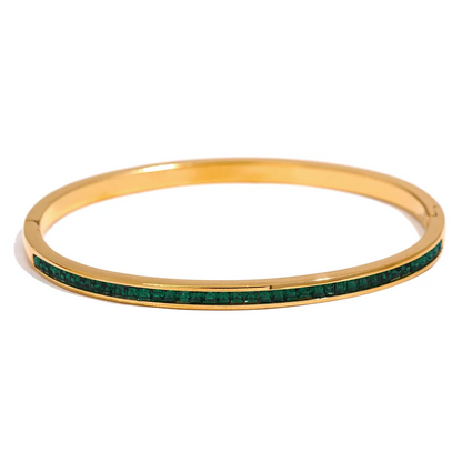 Bracelete Geométrico Zircônia