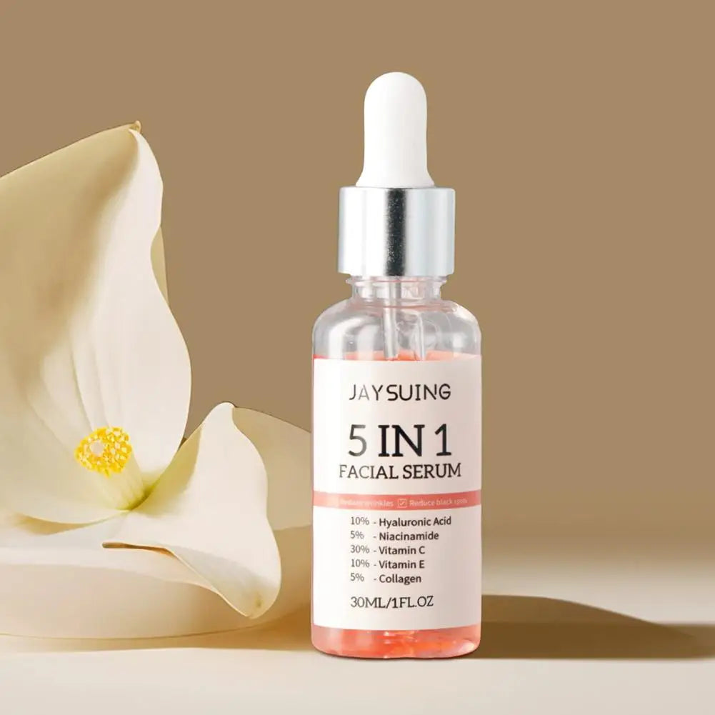 Sérum Facial Ácido Hialurônico 5 em 1 – Hidratação, Firmeza e Luminosidade