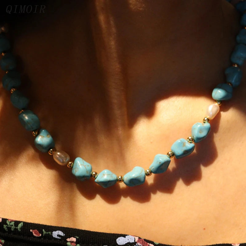Colar Azure Pearl