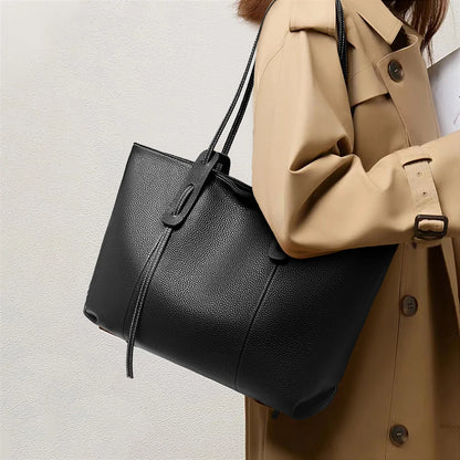 Bolsa Treviso Tote – Couro Genuíno de Grão Integral