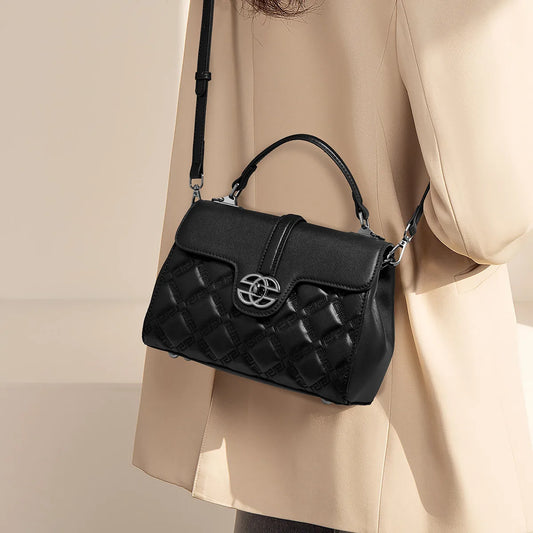 Bolsa Bergamo — Couro Genuíno de Grão Integral