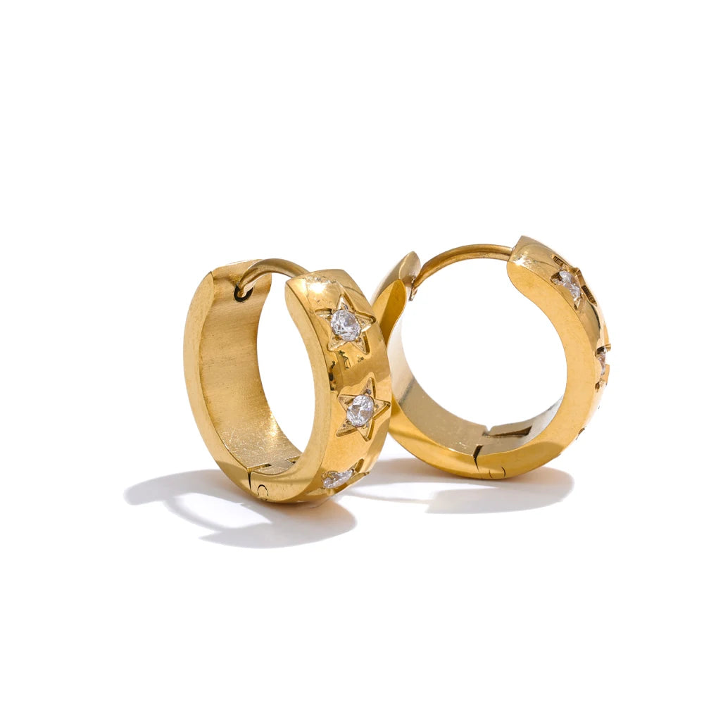 Brincos Starry Hoop