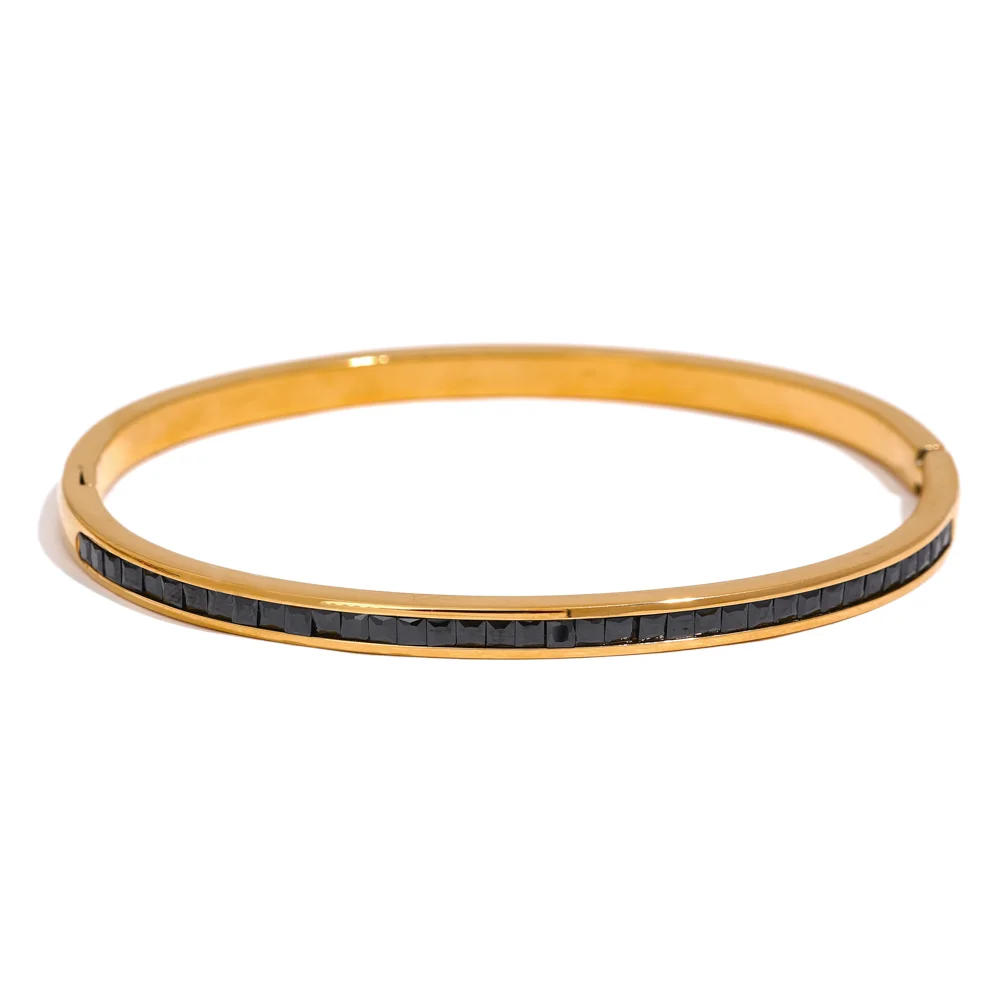 Bracelete Geométrico Zircônia
