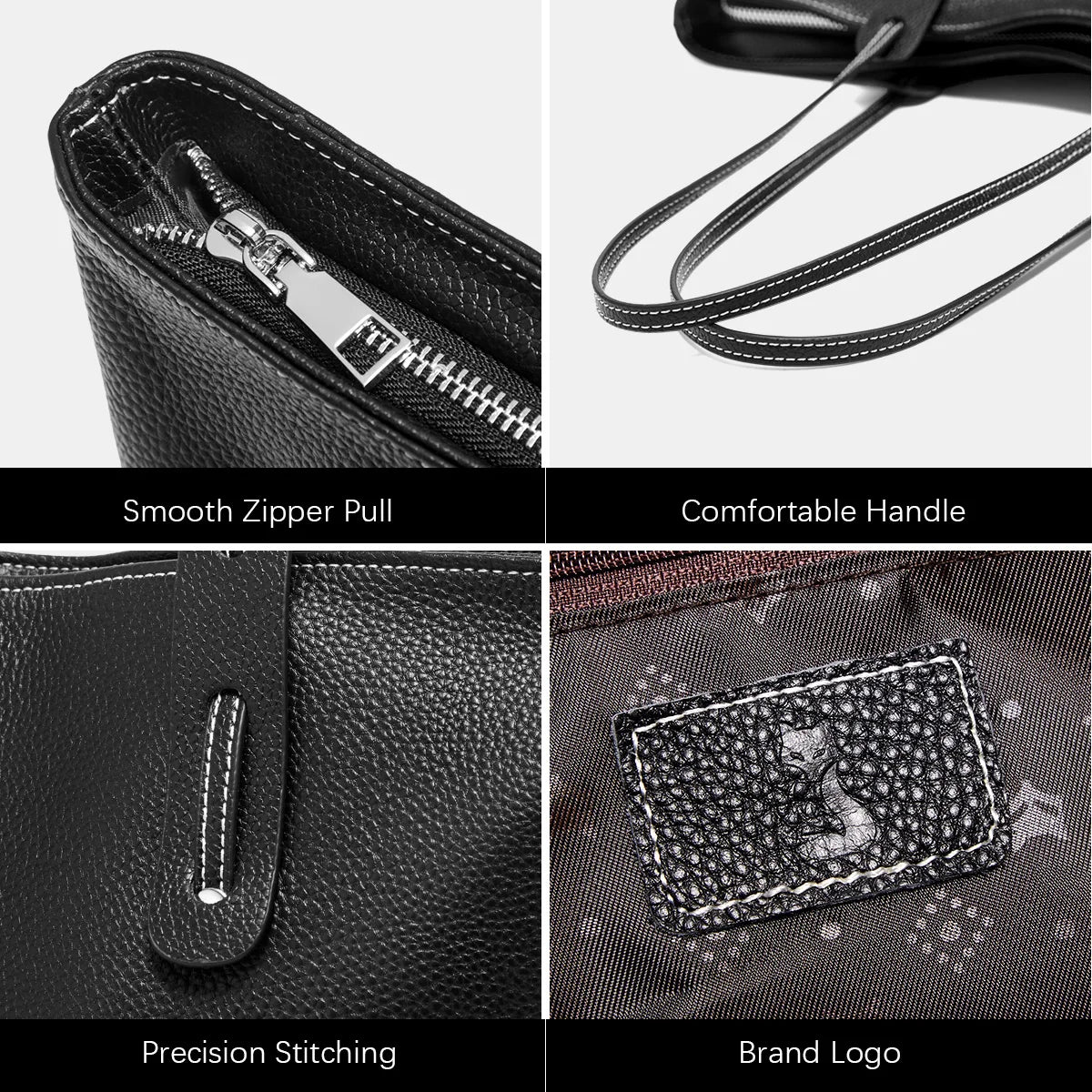 Bolsa Treviso Tote – Couro Genuíno de Grão Integral