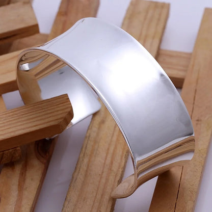 Bracelete Silver Wave - Prata 925 Legítima