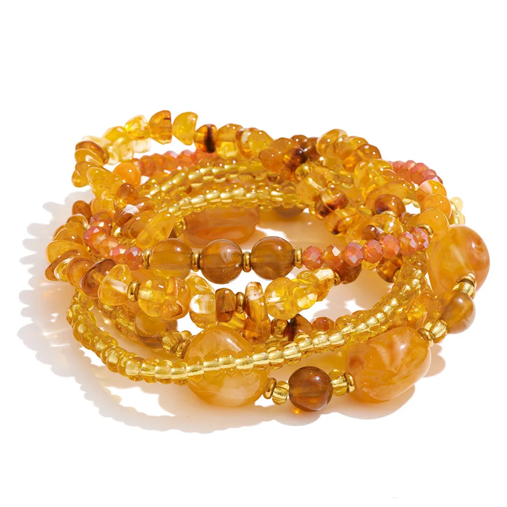 Pulseira Boho Multi-Camadas