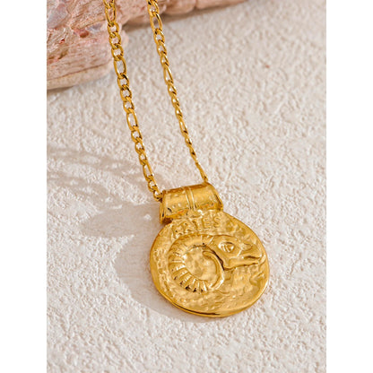 Colar Zodiac Coin