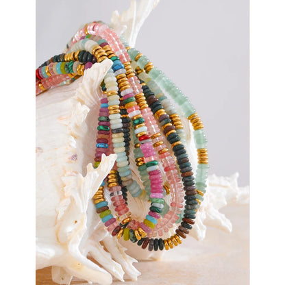 Colar Chroma em Pedras Naturais
