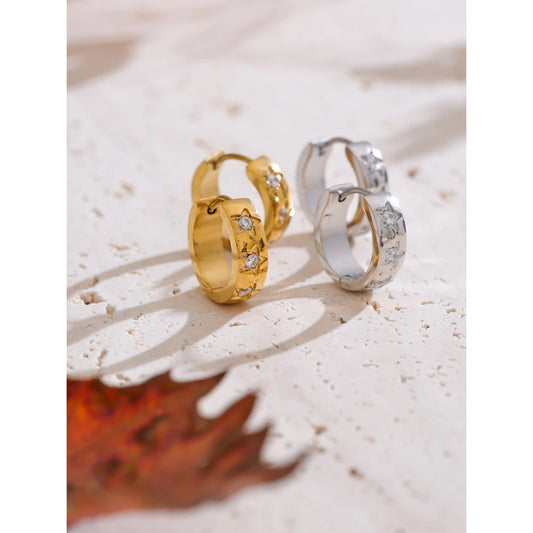 Brincos Starry Hoop