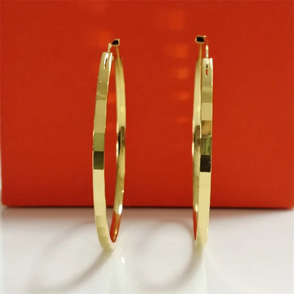 Argola Classic em Prata 925 e Ouro 18K