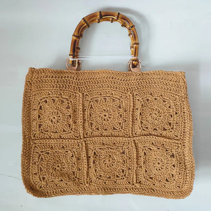 Tote Ravello – Artesanal em Algodão de Leite e Bambu