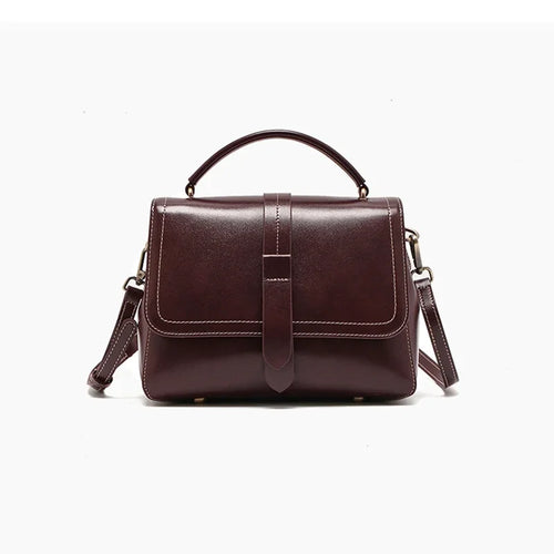Bolsa Iesi – Couro Genuíno de Acabamento Glossy