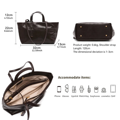 Bolsa Manarola – Couro Genuíno de Grão Integral