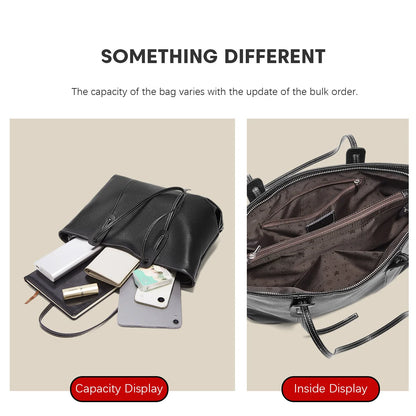 Bolsa Treviso Tote – Couro Genuíno de Grão Integral