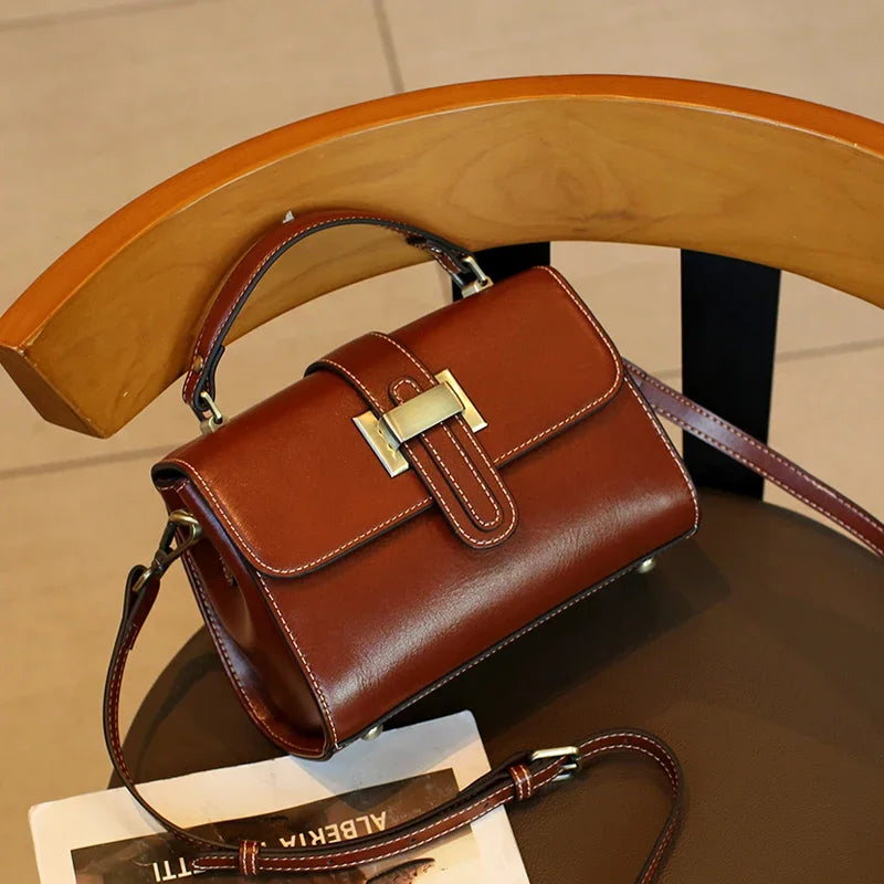 Bolsa Modena — Couro Genuíno Soft Veg-Tanned