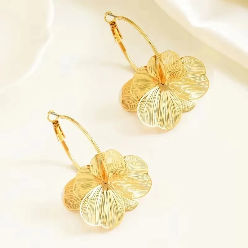 Argolas Flora Gold