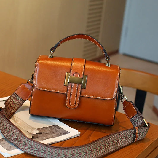 Bolsa Modena — Couro Genuíno Soft Veg-Tanned