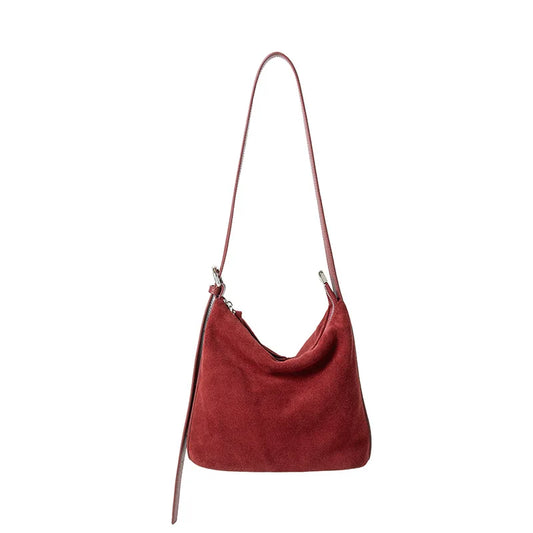 Bolsa Iseo – Camurça e Couro Genuíno