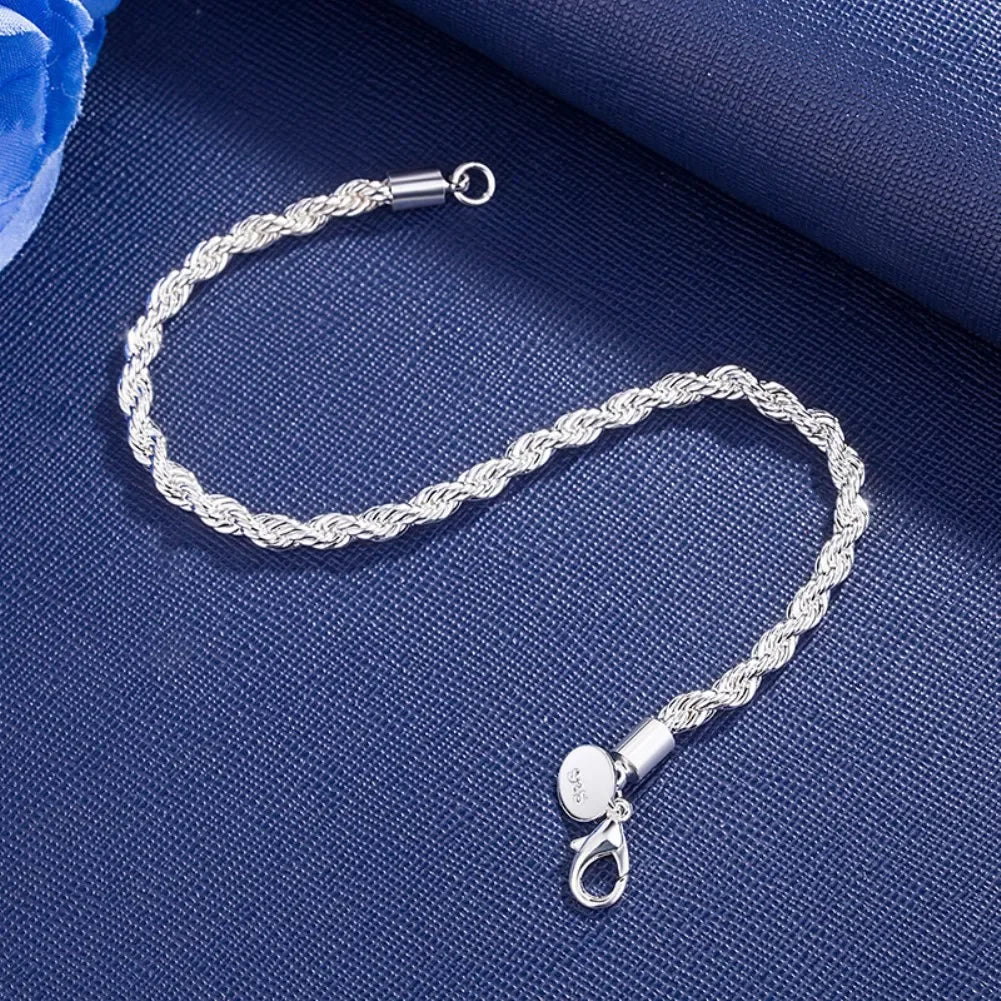 Pulseira elo cordão baiano silver & gold