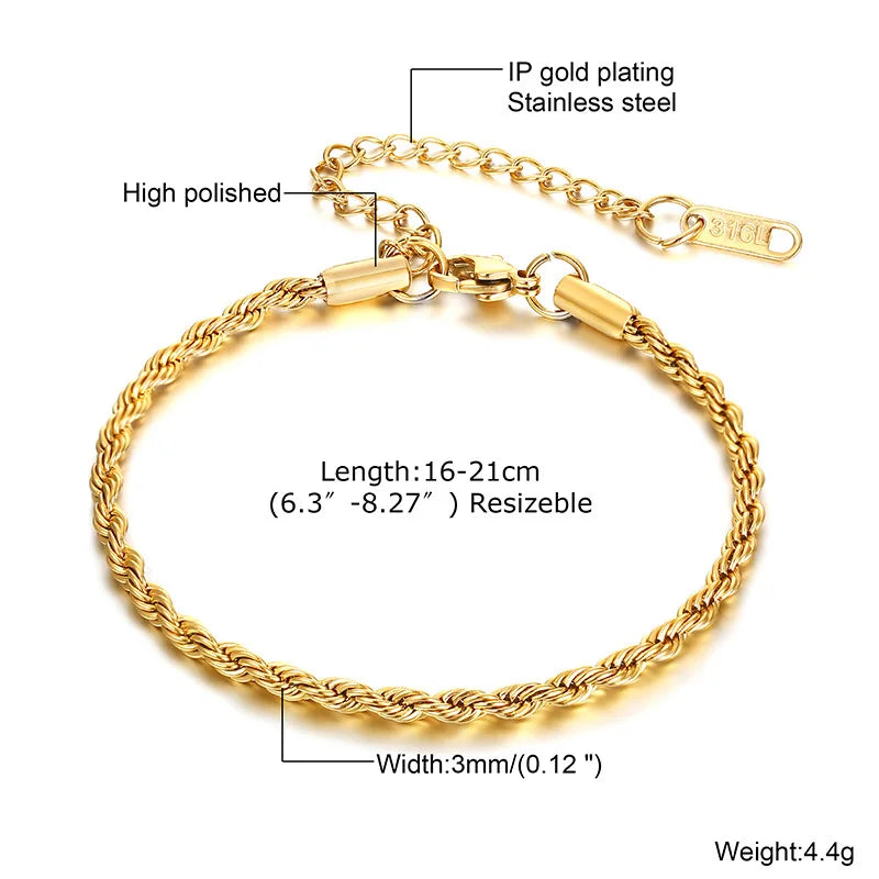 Pulseira Malha Fina