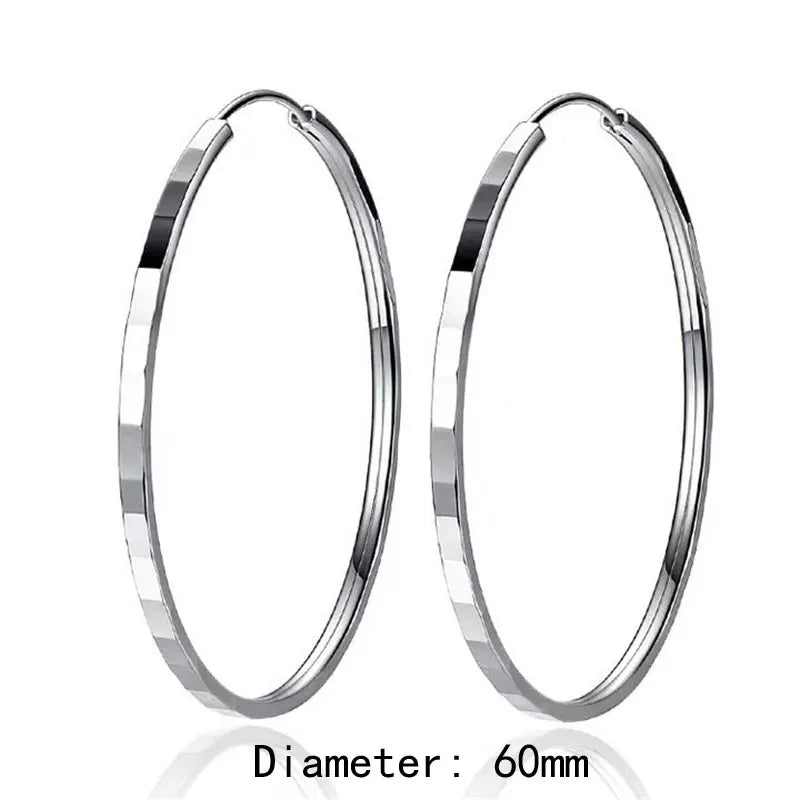 Argola Classic em Prata 925 e Ouro 18K