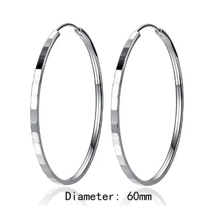 Argola Classic em Prata 925 e Ouro 18K