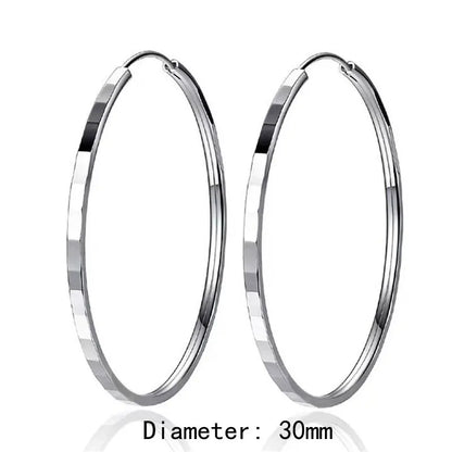 Argola Classic em Prata 925 e Ouro 18K