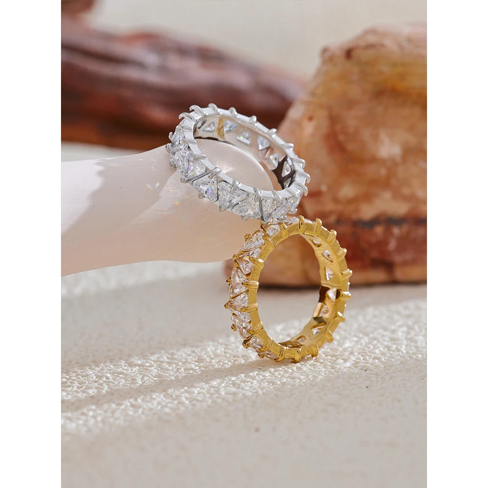 Anel Crystal Eternit