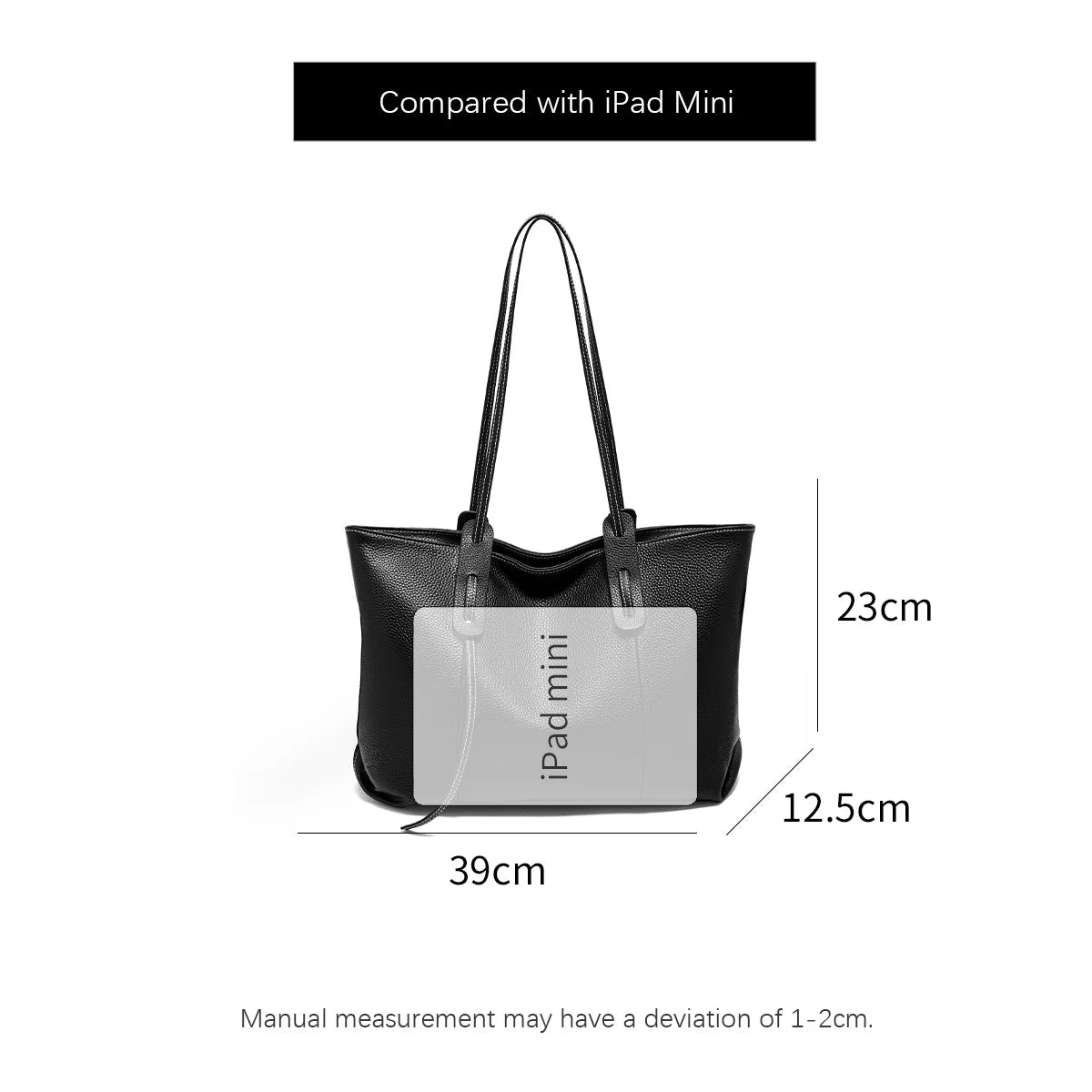 Bolsa Treviso Tote – Couro Genuíno de Grão Integral