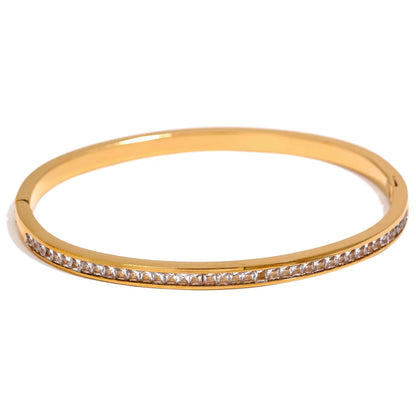 Bracelete Geométrico Zircônia